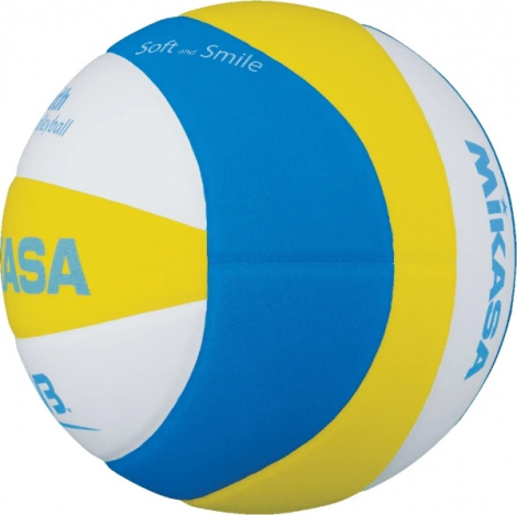 Мяч для пляжного волейбола Mikasa YOUTH BEACH VOLLEYBALL бело-желто-голубой