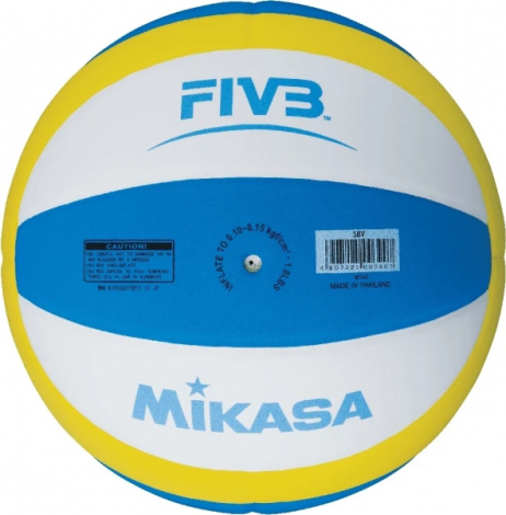 Мяч для пляжного волейбола Mikasa YOUTH BEACH VOLLEYBALL бело-желто-голубой