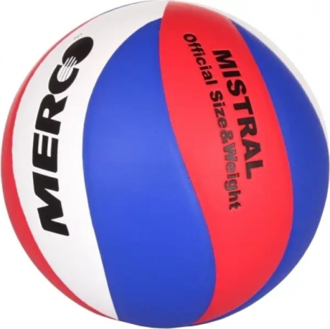 Волейбольный мяч Merco MISTRAL красно-бело-синий