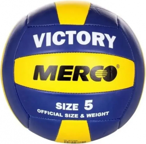 Волейбольний м'яч Merco VICTORY темно-синьо-жовтий