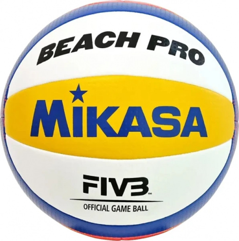 Мяч для пляжного волейбола Mikasa BEACH PRO бело-сине-желто-красный