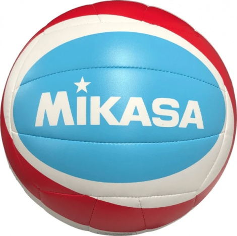 Мяч для пляжного волейбола Mikasa BEACH CLASSIC бело-голубо-красный