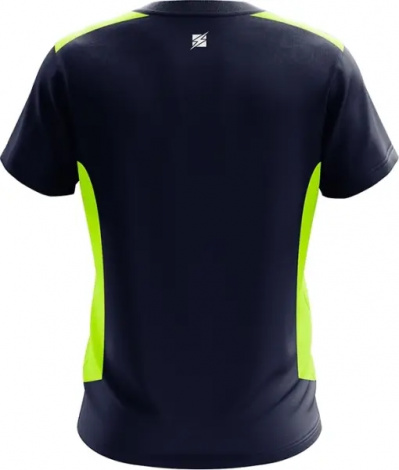 Футболка Zeus SHIRT START BL/GF темно-сине-лимонная Z01924