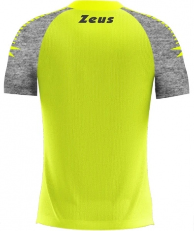 Футболка Zeus T-SHIRT FAST GIAFL неоново-желто-серая Z01916