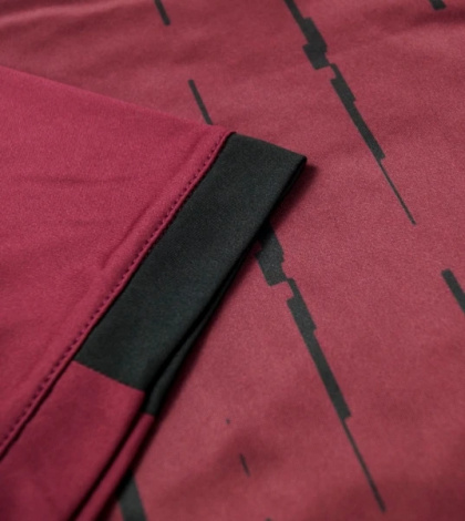 Комплект футбольной формы Zeus KIT BOLT GN/NE гранатово-красно-черный Z01855