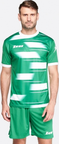 Комплект футбольної форми Zeus KIT KOSMO VE/BI зелено-білий Z01820
