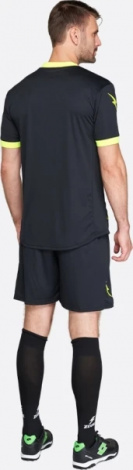 Комплект футбольної форми Zeus KIT KOSMO NE/GF чорно-лимонний Z01816