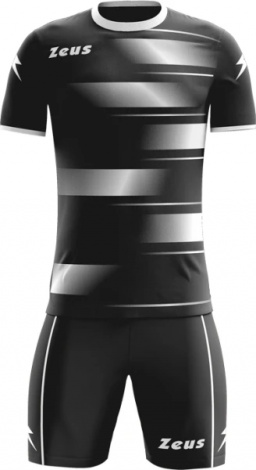 Комплект футбольної форми Zeus KIT KOSMO NE/BI чорно-білий Z01815