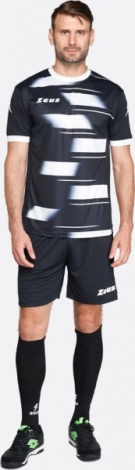 Комплект футбольної форми Zeus KIT KOSMO NE/BI чорно-білий Z01815