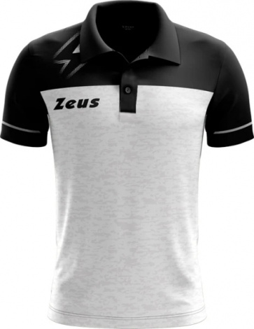 Тенниска Zeus POLO BIKOLOR BI/NE бело-черная Z01716
