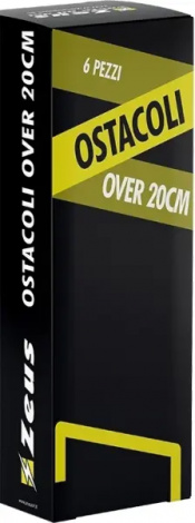 Набор барьеров тренировочных Zeus OSTACOLI OVER CM 20 - 6 PZ желтый (6 штук) Z01541