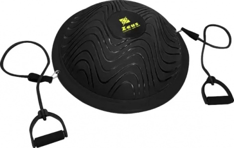 Балансировочная полусфера Zeus BOSU BALL NE/GF черная Z01472