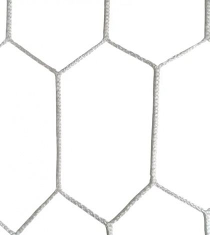 Сетка для футбольных ворот Zeus RETI CALCIO 7,5 X 2,5 EKO белая Z01447