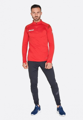 Реглан Zeus FELPA TRAIN MONOLITH ROSSO Z01327