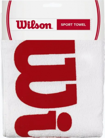 Полотенце Wilson SPORT TOWEL бело-красное WRZ540100