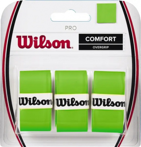 Обмотка для ракеток Wilson PRO OVERGRIP BLADE зеленая (3 штуки) WRZ470810