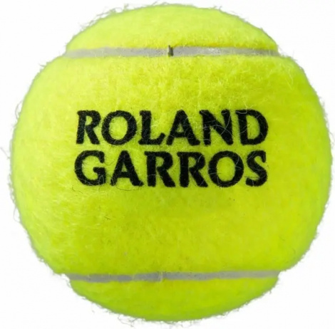 Набор мячей для тенниса Wilson ROLAND GARROS CLAY COURT 3 желтый (3 штуки) WRT125000