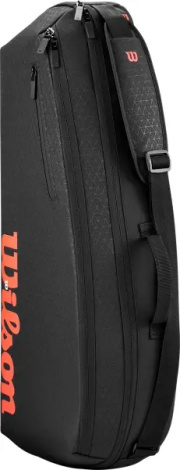 Сумка для тенниса Wilson CLASH V3 SUPER TOUR 3 черно-красная WR8038001001