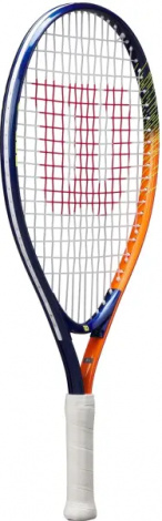 Ракетка для тенниса детская Wilson SLAM JR 21 темно-сине-оранжево-желтая WR172010