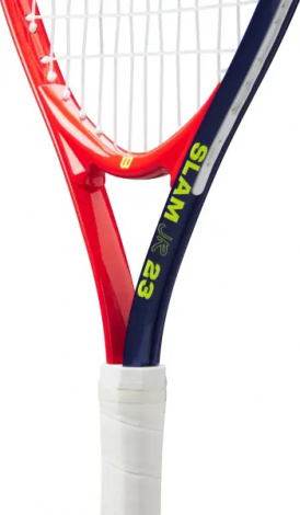 Ракетка для тенісу дитяча Wilson SLAM JR 23 червоно-темно-синьо-жовта WR171910