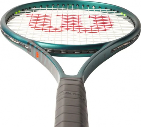 Ракетка для тенниса Wilson BLADE 98 16X19 V9 темно-зелено-черная WR149811