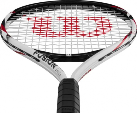 Ракетка для тенісу Wilson FUSION XL біло-чорна WR147910