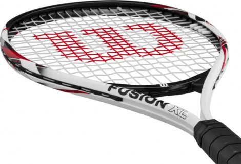 Ракетка для тенісу Wilson FUSION XL біло-чорна WR147910