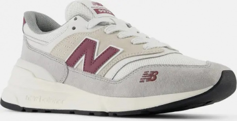 Кроссовки New Balance 997 светло-серо-бордовые U997RMGC