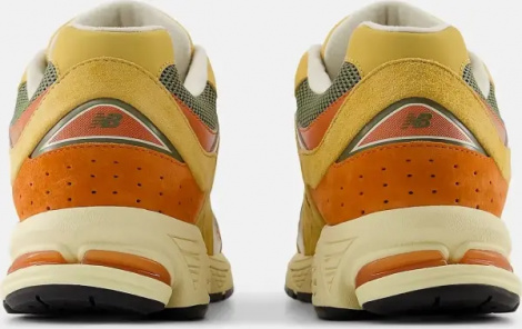 Кросівки New Balance 2002R жовто-оранжево-темно-зелені U2002RPB