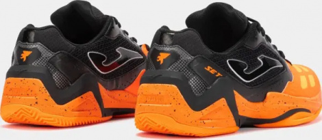 Кроссовки теннисные Joma SET оранжево-черные TSETW2508C