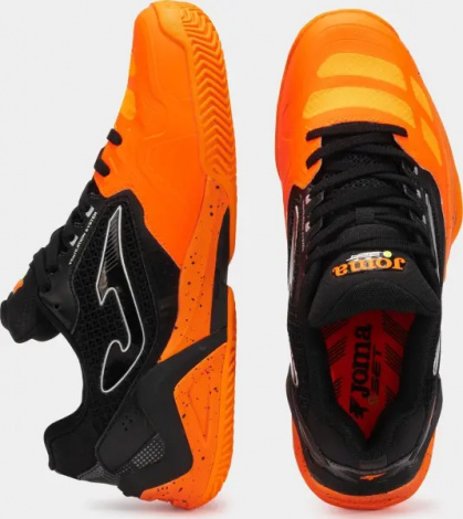 Кроссовки теннисные Joma SET оранжево-черные TSETW2508C