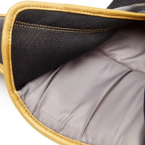 Перчатки боксерские Reebok BOXING GLOVES черно-золотые (10 унций) RSCB-11117GB-10