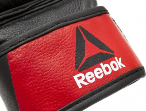 Перчатки для ММА Reebok MMA GLOVES LEATHER черно-красные M RSCB-10320RDBK