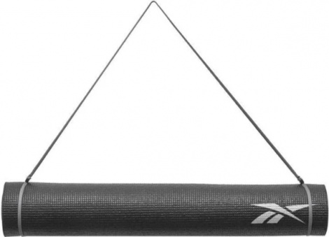 Коврик для йоги двусторонний Reebok DOUBLE SIDED 4MM YOGA MAT черно-белый RAYG-11030BK