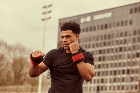 Обтяжувачі для зап'ястя Reebok FLEXLOCK WRIST WEIGHTS чорно-червоні (2 х 1,5 кг) RAWT-11262