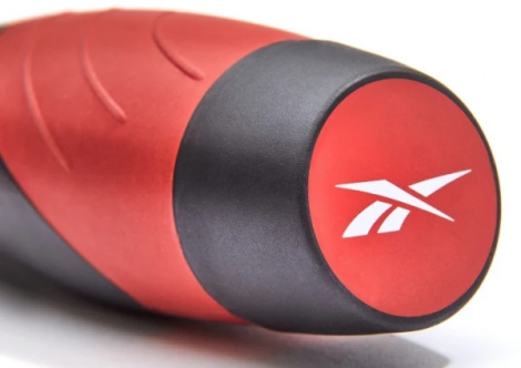 Скакалка Reebok PREMIUM SKIPPING ROPE красно-черная RARP-12021