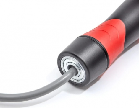 Скакалка Reebok PREMIUM SKIPPING ROPE красно-черная RARP-12021