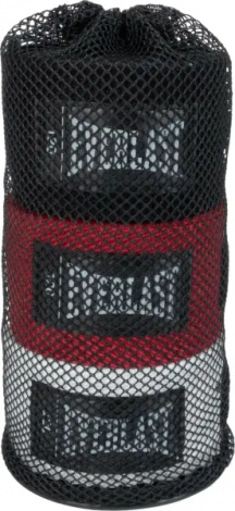 Бинты боксерские Everlast CORE HANDWRAPS 3 PACK белые, черные, красные (3 пары, 304,8 см) P00003251