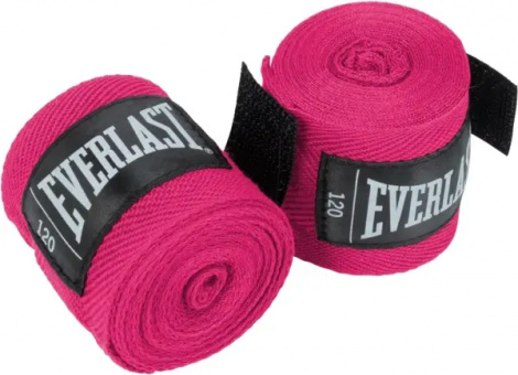 Бинти боксерські Everlast CORE HANDWRAPS рожеві (304,8 см) P00003248
