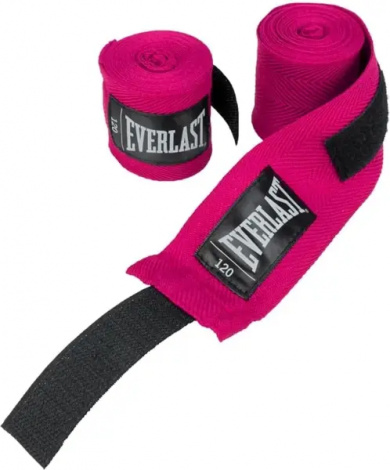 Бинти боксерські Everlast CORE HANDWRAPS рожеві (304,8 см) P00003248