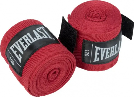 Бинти боксерські Everlast CORE HANDWRAPS червоні (304,8 см) P00003246