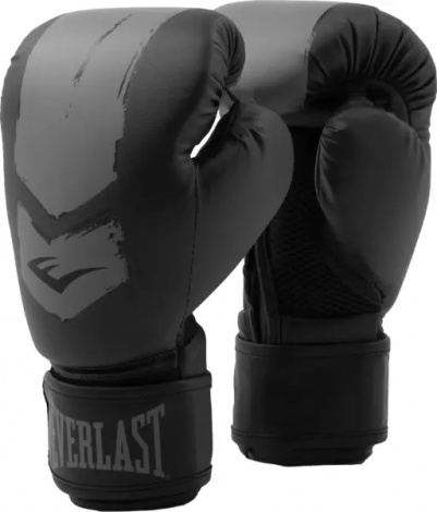 Рукавички боксерські дитячі Everlast PROSPECT 2 BOXING GLOVES чорно-сірі (8 унцій) P00002972