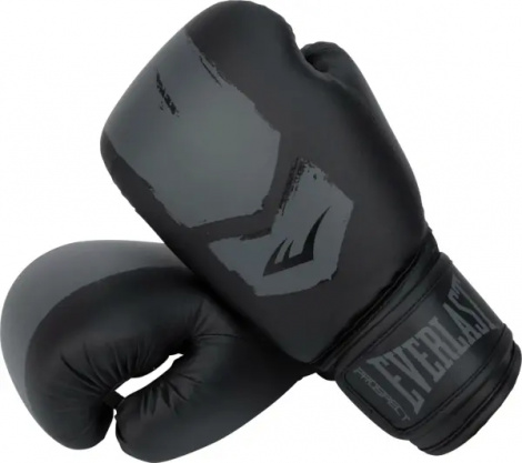 Рукавички боксерські дитячі Everlast PROSPECT 2 BOXING GLOVES чорно-сірі (8 унцій) P00002972
