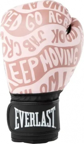 Рукавички боксерські жіночі Everlast SPARK TRAINING GLOVES світло-рожеві (12 унцій) P00002799
