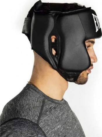 Шолом боксерський Everlast CORE HEADGEAR чорний P00002676