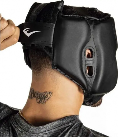 Шолом боксерський Everlast CORE HEADGEAR чорний P00002676