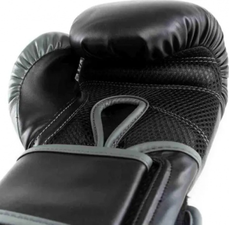 Перчатки боксерские Everlast POWERLOCK 2R TRAINING GLOVES черные (14 унций) P00002285
