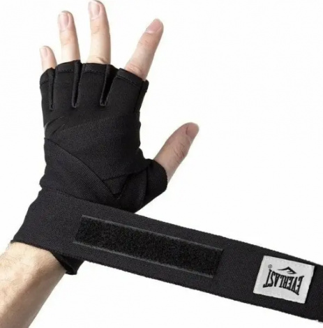 Перчатки-бинты Everlast EVERGEL FASTWRAPS черные XL P00002030