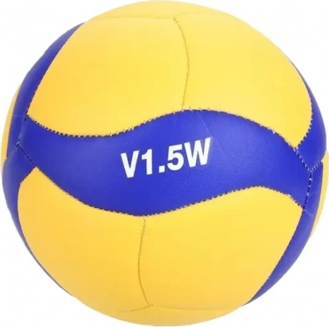 Сувенірний волейбольний м'яч Mikasa V1.5W жовто-синій Розмір 1,5 MKS-V1.5W