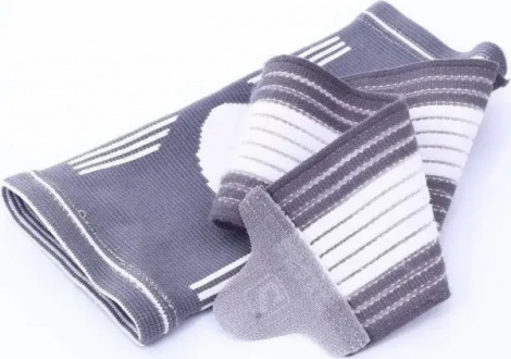Фиксатор запястья LiveUp WRIST SUPPORT серо-белый S/M LS5672-SM